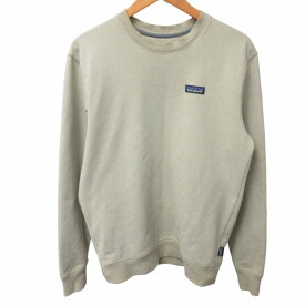 【中古】パタゴニア Patagonia トレーナー スウェット ストレッチ有 39543FA20 長袖 ベージュ Sサイズ 0329 メンズ 【ベクトル 古着】 240329