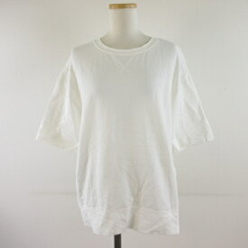 【中古】イッカ ikka カットソー 七分袖 オフホワイト 白 L *T644 レディース 【ベクトル 古着】 251006