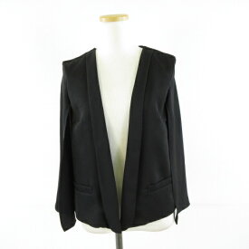 【中古】マイクローゼット MY CLOZETTE ジャケット キャップスリーブ 黒 38 *A507 レディース 【ベクトル 古着】 251022