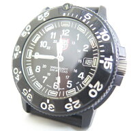 【中古】ルミノックス LUMINOX SERIES 3000 V3 3針クォーツ デイト メンズ 腕時計 ブラック 2sa7695 メン…