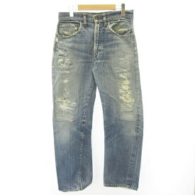 【中古】リーバイス Levi's 505 60's デニム 刻印16 ビッグE 赤耳 テーパード インディゴ 実寸W31/L29 STK メンズ 【ベクトル 古着】 231023