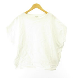 【中古】アーバンリサーチ URBAN RESEARCH 近年モデル Tシャツ カットソー ドルマンスリーブ 半袖 白 ホワイト M レディース 【ベクトル 古着】 240116