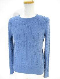 楽天市場 コットンカシミヤ ケーブル クルー ニットの通販