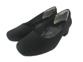 【中古】クロッシー CLOSSHI パンプス フラット チャンキー ヒール スクエアトゥ 無地 ブラック サイズ23.5cm QQQ レディース 【ベクトル 古着】 251129