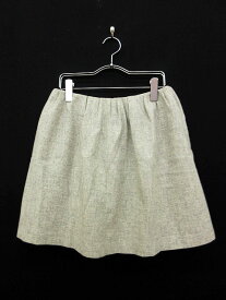 【中古】スピック&スパン Spick&Span スカート ギャザー ミニ ウール 36 グレー ayy レディース 【ベクトル 古着】 180208 ブランド古着ベクトルプレミアム店