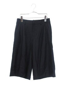 【中古】スピック&スパン Spick&Span パンツ ガウチョ ツータック ウール 紺 ネイビー bmy レディース 【ベクトル 古着】 180215 ブランド古着ベクトルプレミアム店