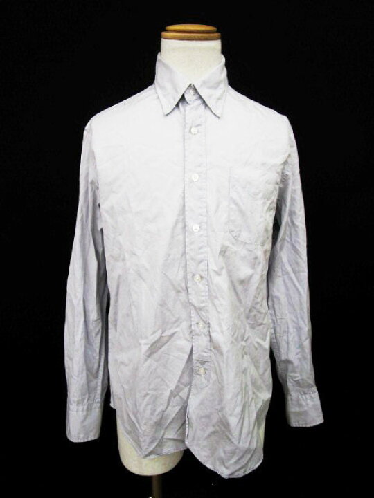 楽天市場 中古 ビームス Beams シャツ ワイシャツ ドレスシャツ ボタンダウン 長袖 コットン L グレー Ahm メンズ ベクトル 古着 ブランド古着ベクトルプレミアム店 ブランド古着の買取販売ベクトル