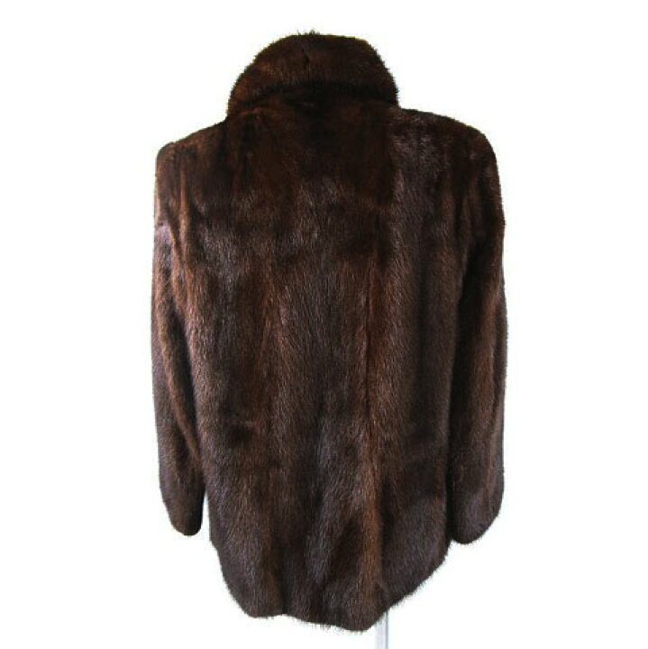 楽天市場】【中古】サガミンク SAGA MINK コート 毛皮 ミンク ブラウン 