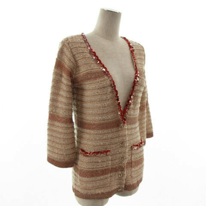 楽天市場】【中古】チェスティ Chesty カーディガン 七分袖 フレアー  