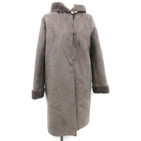 楽天市場 フェイクムートンコート カラーグレー コート ジャケット レディースファッション の通販