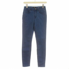 【中古】アーペーセー A.P.C. スキニーパンツ スリム パンツ 24 青 ブルー /☆G レディース 【ベクトル 古着】 240416