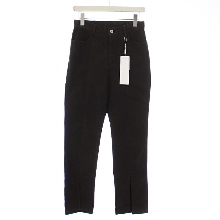 中古】未使用品 コエル COEL タグ付き 幾何学柄フレアパンツ ワイド  