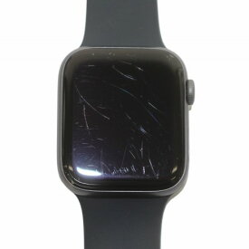 【中古】アップル Apple Watch Series4 44mm GPSモデル Bluetooth5.0 アップルウォッチ スペースグレイアルミニウムケース ブラックスポーツバンド 黒 ブラック MU6D2J/A A1978 /IR ■GY27 メンズ レディース 【ベクトル 古着】 240405