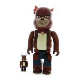 【中古】ベアブリック BE@RBRICK バケモノの子 熊徹 100% 400% フィギュア 人形 茶 ブラウン /MP ■GY18 その他 【ベクトル 古着】 250916