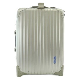 【中古】リモワ RIMOWA 925.52 SilverIntegral シルバーインテグラル 2輪 キャリーケース スーツケース アルミ 機内持込可 32L 青ロゴ シルバーカラー 銀色 /XZ ■GY18 メンズ レディース 【ベクトル 古着】 251009