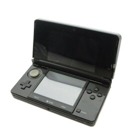 【中古】任天堂 NINTENDO 3DS 本体 ゲーム機 ロゴ 初期化・動作確認済 黒 ブラック ■GY11 /MQ その他 【ベクトル 古着】 260710