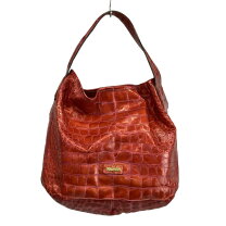 ✨美品✨MaxMara クロコ型押し ショルダーバッグ フラップ ブラウン 