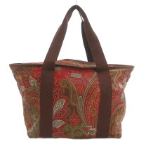 極美品✨ ETRO エトロ リバーシブル レザートートバッグ ペイズリー柄 