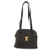 Paloma Picasso バイカラー ショルダーバッグ ブラック h537 Paloma 