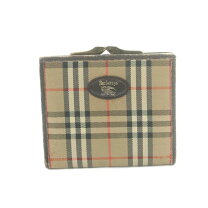 未使用級 BURBERRY バーバリー 長財布 フラップ がま口 ノバチェック 