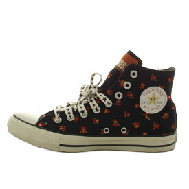 【中古】コンバース CONVERSE オールスター ALLSTAR × スーパーマリオブラザーズ SUPER MARIO BROS. PS HI スニーカー シューズ 総柄 US7.5 26.5cm 黒 ブラック 赤 レッド 1C342 /AN メンズ 【ベクトル 古着】 260714