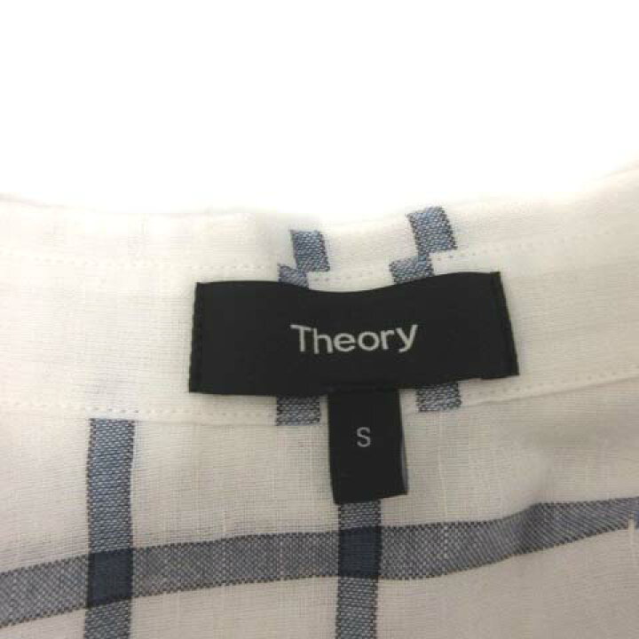 楽天市場】【中古】セオリー theory S シャツ ブラウス チェック 