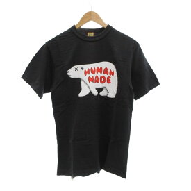 【中古】ヒューマンメイド HUMAN MADE KAWS グラフィック Tシャツ 半袖 M ブラック /UO メンズ 【ベクトル 古着】 250910