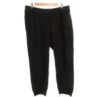 【中古】モンクレール MONCLER 23AW PANTALONE LUNGO スウェットパンツ イージー ウエストゴム ロゴ プリ…