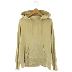 【中古】チャンピオン CHAMPION URBAN RESEARCH DOORS Vガゼット製品染めパーカー 長袖 プルオーバー M ベージュ CWSN131 /BD ■OS レディース 【ベクトル 古着】 230124