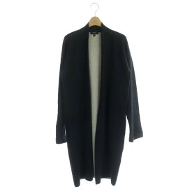 【中古】セオリー theory 21AW COTTON WOOL BICOLOR DF COAT コート ウール混 M ダークグレー /NR ■OS レディース 【ベクトル 古着】 230104