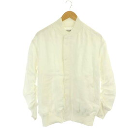 【中古】ユニオンランチ UNION LAUNCH Ron Herman別注 23SS Linen Flight Jacket ジャケット ブルゾン リネン ジップアップ XS 白 ホワイト /AA ■OS メンズ 【ベクトル 古着】 230623