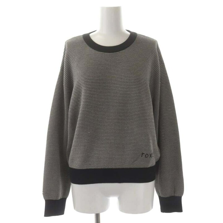 楽天市場】【中古】フォクシー FOXEY Knit Top Santal Rouge ボーダー  