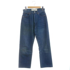 【中古】シンゾーン Shinzone THE SHINZONE HIGHT WAIST DENIM デニムパンツ ジーンズ テーパード ハイライズ 36 青 ブルー /ES ■OS レディース 【ベクトル 古着】 240123