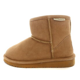 【中古】ベアパウ BEARPAW ムートンブーツ ショートブーツ ボア US5 23cm 茶 ブラウン /YB レディース 【ベクトル 古着】 231208