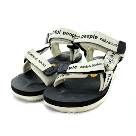 【中古】ビューティフルピープル beautiful people suicoke サンダル ロゴベルト 23cm 白 ホワイト /AK10 レディース 【ベクトル 古着】 240206