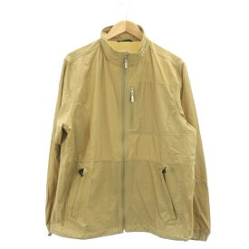 【中古】エルエルビーン L.L.BEAN コットンナイロン ジップアップ ジャケット 薄手 XL ベージュ /NR ■OS ■AD メンズ 【ベクトル 古着】 240209