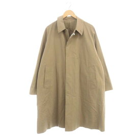 【中古】キャプテン サンシャイン KAPTAIN SUNSHINE 22SS Walker Coat ステンカラーコート スプリングコート ロング 比翼ボタン 36 ベージュ /ES ■OS メンズ 【ベクトル 古着】 240123