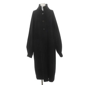 【中古】ドレステリア DRESSTERIOR × セロ thero. ウールコート ロング アウター 黒 ブラック /MI ■OS レディース 【ベクトル 古着】 240206