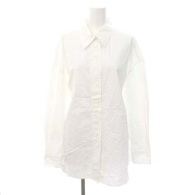 【中古】マーガレットハウエル MARGARET HOWELL 23AW MATT ORGANIC COTTON POPLIN シャツ オーバーサイズ コットン 長袖 2 白 ホワイト /HS ■OS レディース 【ベクトル 古着】 240219