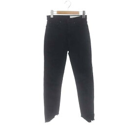 【中古】ラグ&ボーン RAG&BONE NINA HIGH-RISE ANKLE SKINNY スキニーパンツ スリム アンクル丈 ハイライズ 24 黒 ブラック /HS ■OS レディース 【ベクトル 古着】 240221