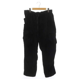 【中古】ミスターハリウッド N.HOOLYWOOD エヌハリウッド × GRAMICCI 23AW CARGO PANTS コーデュロイ パンツ カーゴパンツ イージー 40 黒 ブラック /HS ■OS ■A メンズ 【ベクトル 古着】 240308