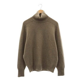 【中古】キャプテン サンシャイン KAPTAIN SUNSHINE 22AW All Cashmere Hi-neck Pullover カシミヤ ハイネック ニット セーター 長袖 36 モカ /HS ■OS メンズ 【ベクトル 古着】 240306