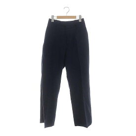 【中古】マーカウェア MARKA WARE 24SS FLAT FRONT TROUSERS ストレートパンツ ジッパーフライ ウール 1 紺 ネイビー /MI ■OS ■AD メンズ 【ベクトル 古着】 240322