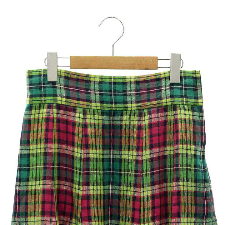 楽天市場】【中古】サイ SCYE ドゥロワー取扱 Checked Linen Maxi  