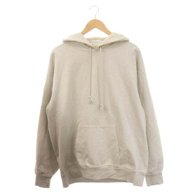 【中古】オーラリー AURALEE ORGANIC COTTON COMPACT GRADATION DYED SWEAT P/O PK パーカー スウェット 長袖 プルオーバー コットン 5 L ベージュ /YQ ■OS メンズ 【ベクトル 古着】 240509