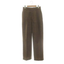 楽天市場】auralee double face check wide slacksの通販