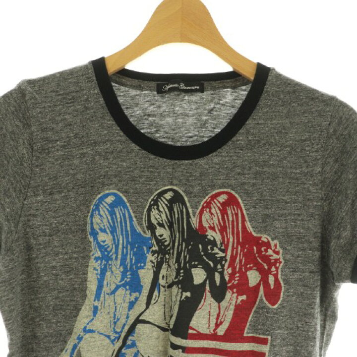 中古】ヒステリックグラマー HYSTERIC GLAMOUR WOMAN STARS刺繍 T  