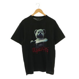 【中古】ミルクボーイ MILKBOY 近年モデル CARNAGE BEAR Tシャツ カットソー プリント L 黒 マルチカラー /CX ■OS メンズ レディース 【ベクトル 古着】 250929
