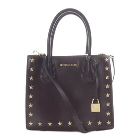 【中古】マイケルコース MICHAEL KORS スタースタッズ 2WAYバッグ ショルダーバッグ ハンドバッグ ロゴ 紫 パープル /SR レディース 【ベクトル 古着】 251210