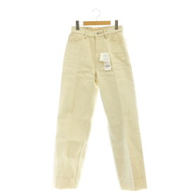 【中古】未使用品 フミカ ウチダ FUMIKA_UCHIDA DENIM BONDING WIDE STRAIGHT PANTS デニム ジーンズ 36 ベージュ FU-0-DM001 /CX ■OS レディース 【ベクトル 古着】 260119